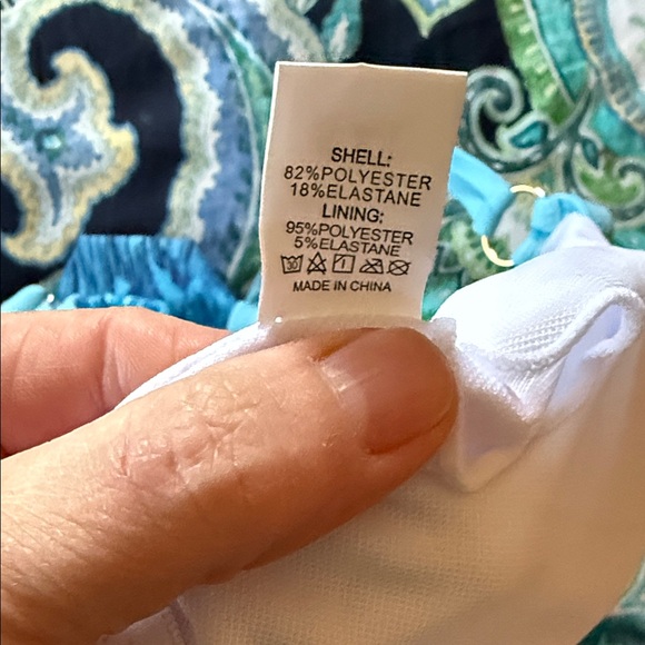 Blue Patterned Women's Top - Picture 6 of 6